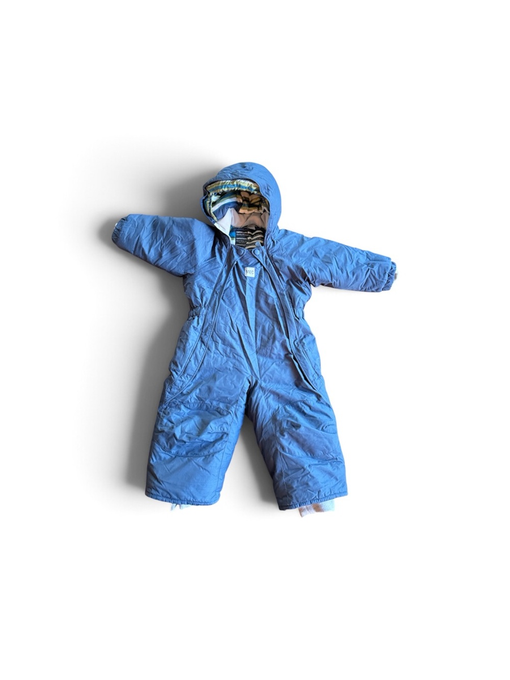 MEC Infant Toaster Bunting Snowsuit – Navy Blue (Size 12 Mos) | Warm One-Piece